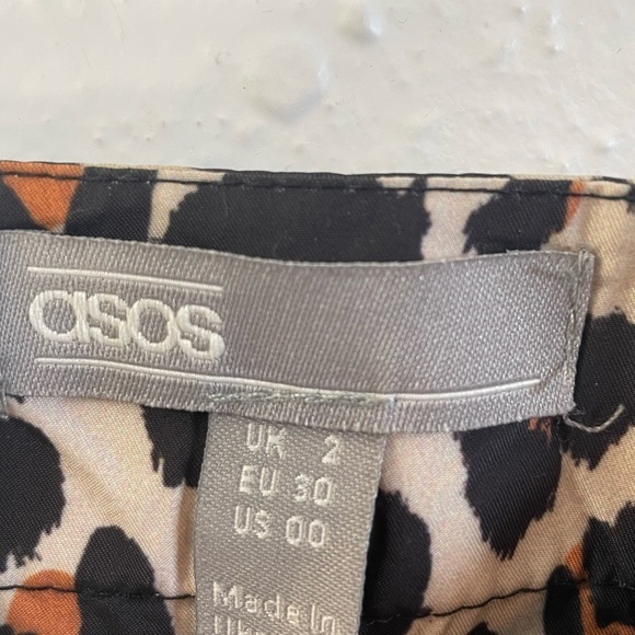 ASOS leopard print pants‎ 00 - Picture 6 of 8